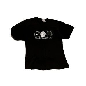 Monokuro Boo Shirt Pigs Piggies Japan Large Monokuroboo Black RARE